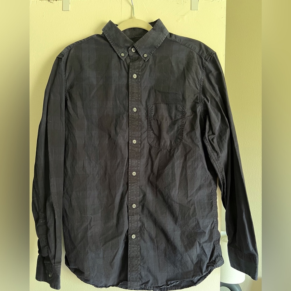 Banana Republic Charcoal Button-Down Shirt